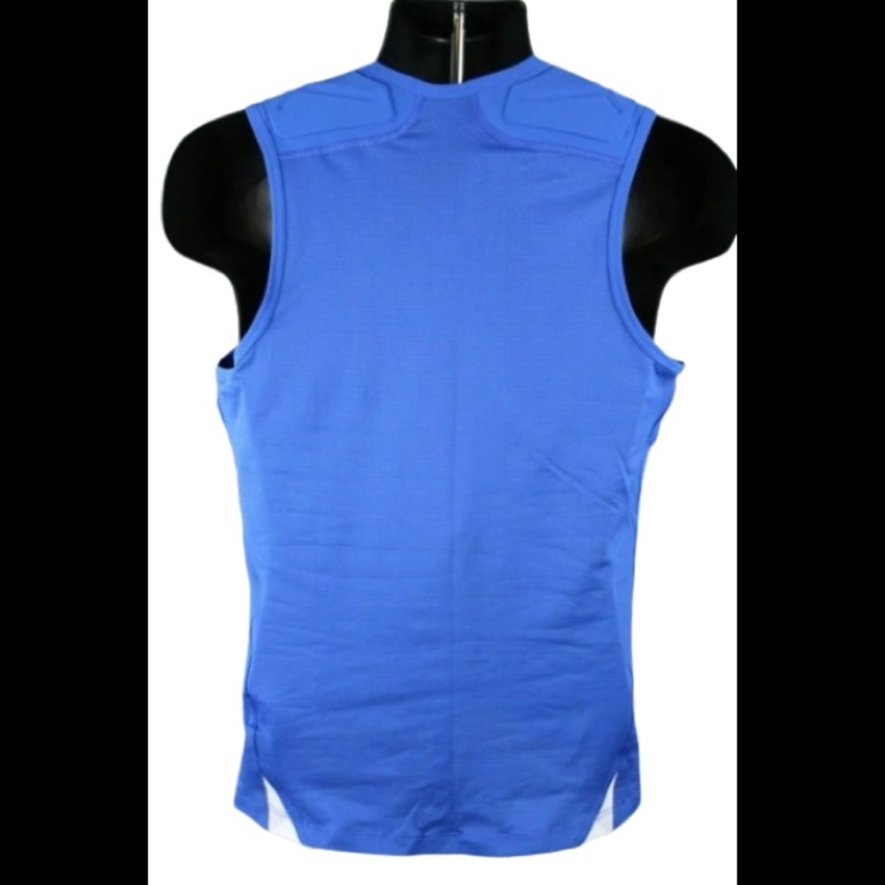 NIKE NEW Pro Vapor Speed 2 Sleeveless Padded Football Top Blue MSRP $70 - Picture 4 of 8